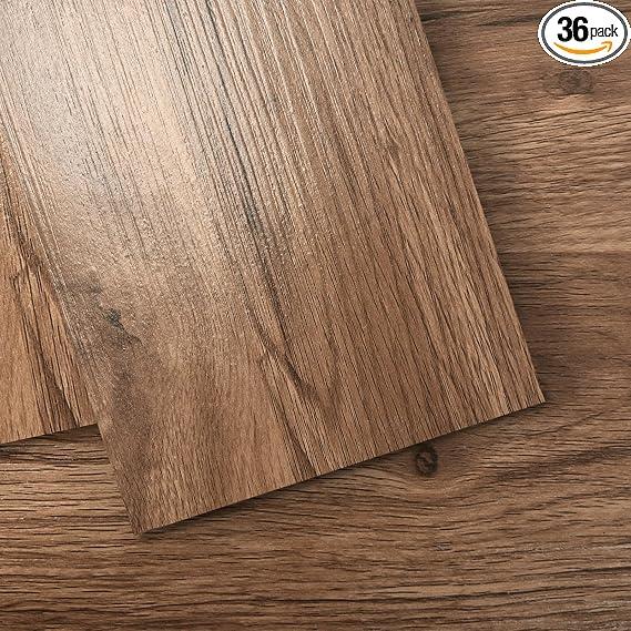 Art3d 12-Pack Peel and Stick Vinyl Floor Tiles (18 Sq.Ft), Ashtree
Cover 54 sq.ft, Waterproof, Self-Adhesive, Scratch Resistant, Premium Vinyl, Ideal for Bedroom, Living Room, Kitchen, RV