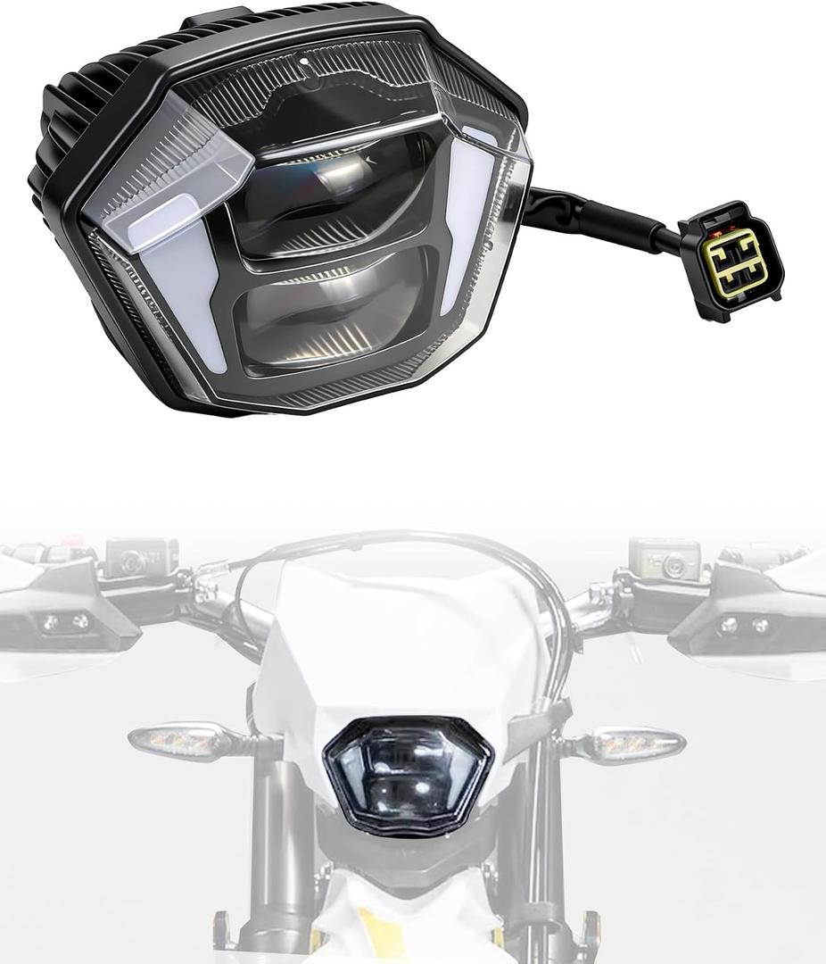 JFG RACING LED Headlight Wick for Surron Ultra Bee,Electric Dirt Bike Head Light Wick for Surron Ultrabee