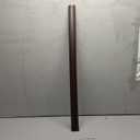 36" Kerf Slide-in Double Bulb Seal Weatherstrip Door Bottom  Durable Seal for Energy Efficiency & Draft Protection (Brown)