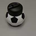 Maccabi Art Clip-On Collapsible BPA-Free Silicone Soccer Ball Water Bottle for Kids, 18 Oz. Size