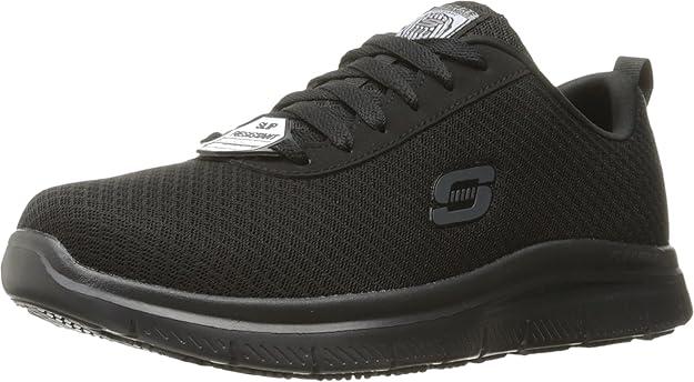Sketchers, Work Footwear,Wide Fit, Black,Size 11