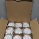 Tuyai (Set of 36) Floating Candles, 3 inch White Dripless Wax Burning Candles, for Weddings, Party, Special Occasions and Home Decorations