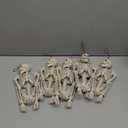 JOYIN 5 PCS Posable Halloween Skeleton Decor 16 Inches, Full Body Posable Joints Hanging Skeletons for Halloween Decorations, Graveyard Props, Haunted House Accessories, Spooky Scene Party Favors (Original)