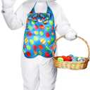 Hicarer 5 Pcs Easter Bunny Costume Adult Rabbit Costume Bunny Suit for Easter Mascot Outfit Cosplay