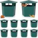 10 Pcs Beer Slug Snail Traps, 4.9" x 4.1" Reusable Plastic Snail Trappers, Slug Catchers and Snail Houses for Garden and Farm Pest Control