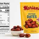 Mariani Pitted Dates, 8 Oz Bag | Naturally Sweet Dates for Snacking, Baking & Cooking | Ready-to-Eat Dried Fruit | Resealable Bag (EXP 10/01/27)