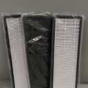 PUREBURG NEA-F1 Replacement Filter Compatible with Eureka Instant Clear NEA120 & Toshiba Smart WiFi Air Purifiers,2-Pack H13 HEPA Activated Carbon Pre-Filters