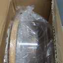 Wooden Cake Stand with Clear Lid, 11in 4-in-1 Round Dessert Stand Includes Baking Paper and Food Tongs, Multifunctional Cake Holder Dessert Table Display Set for Party Wedding Birthday