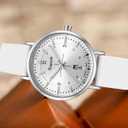 Ladies Quartz Analog Watch,Silicone Band, Calendar Date Display, Water Resistant, Watch for Women Nurses Female Nursing