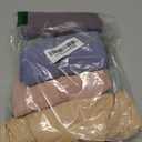 Mama Plus Women's Over Bump Maternity Underwear High Waist Seamless Pregnancy Briefs Nylon Panties Multi-Pack (X-Large)