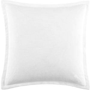 Tommy Bahama - Euro Sham, Luxurious Embroidered Poly Slub Fabric, Ideal Accent for Your Bed, Couch & Chair (Island Estate White, 26" x 26")