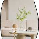 CASSILANDO Irregular Asymmetrical Mirror Wall Mounted, Unique Vanity Mirror,Shaped Dressing Mirror Decorative for Living Room, Bathroom, Bedroom, Entryway Wall Decor, 33.5"20.5"