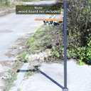 40.2-51.8" H Heavy Duty Outdoor Mailbox Post, Steel Mailbox Stand, Mounting Stand for Concrete