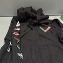 Jh Design Men's Chevy Corvette C 7 Collage Black Full Zip Up Hoodie (X-Large, CLG2-black)