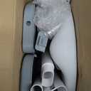 Potty Training Seat, Upgrade Toddler Toilet Seat for Kids Boys Girls, 2 in 1 Potty Training Toilet, Splash Guard Anti-Slip Pad Step Stool(Grey-Pu)