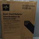 Medline Steel Rollator Walker for Adult Mobility Impairment, Blue, 350 lb. Weight Capacity, 6” Wheels, Foldable, Adjustable Handles, Rolling Walker for Seniors