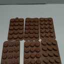 6 Pcs Silicone Chocolate Mold Set - Food-Grade Non-Stick Candy Molds Cookery Moulds for Chocolate, Candy, Jelly, Butter, and More - Flower Shapes