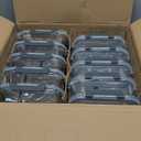 M MCIRCO 10-Pack,30 Oz Glass Meal Prep Containers 2 Compartments Airtight Lunch Bento Boxes with Lids, Glass Food Storage Containers, Microwave, Oven, Freezer and Dishwasher