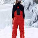 Haloumoning Kids Snow Bibs Girls Ski Pants Waterproof Insulated Snowboard Overalls Snowsuit 10-12 Years