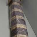 SUNCREAT Double Quilted Hammock with Hardwood Spreader Bar, Extra Large Soft Pillow, Heavy Duty 2 Person Hammock for Indoor, Outdoor, Gray Stripes