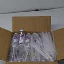 24 Pcs Halloween Plastic Cups with Lids and Straws, Reusable Cups 13.5 oz Plastic Tumbler for Halloween Party Favor(Simple Style)