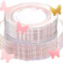 WDF 100pcs Rose Gold Plates Plastic Disposable - Baroque Clear and Rose Gold Plates for Parties or Mother's Day including 50PCS Dinner Plates 10.25 and 50PCS Salad Plates 7.5 (Clear Rose Gold)