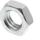 Prime-Line 9075904 Hex Jam Nuts, 7/16 In.-14, A563 Grade A Zinc Plated Steel (50 Pack)