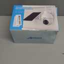 ANRAN 2K Solar Security Camera Wireless Outdoor, 360 Pan/Tilt Color Night Vision, PIR Human Detection, 2-Way Audio, Weatherproof, Compatible with Alexa, 2.4GHz WiFi Only