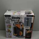 Slushie Machine,Slushy Machine for Home,6 Pre-Set Programs, Auto Clean Function,No Ice Needed, Commercial Frozen Drink Machine for Milkshake,Frappe,Margarita,Cold Drink,Slush and More (Light Black)