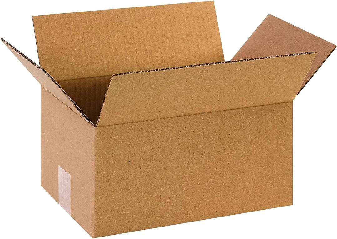 BOX USA Shipping Boxes Small 12"L x 8"W x 6"H 100-Pack, Corrugated Box for Shipping, Moving, Mailing, Packing, Packaging and Storage