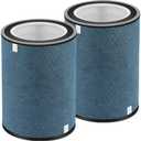 HP301 HP302 Replacement Filter 2Pack Compatible with Shark HP300 Series &HC502 Air Purifier MAX,HP200 Series HP202 HP201 &HP232 Filter Cleans Up to 99.98% Particles #HE2FKBAS,HE2FKBASMB