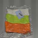 Women's Neon Scrunch Crew Socks 80s 90s Retro 3-Pack Cotton Stacked Boot Calf Cozy Ribbed Slouchy Socks Size 5-10 (1-white/Neon Green/Neon Orange)