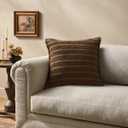 Loloi Amber Lewis Aspyn Brown 22'' x 22'' Cover w/Down Pillow