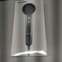 Hair Dryer, Negative Ionic Blow Dryer with 110,000 RPM Brushless Motor for Fast Drying, Professional High-Speed Hairdryer, Low Noise with LED Light Temp Display for Home, Travel, Salon (Dark Grey)