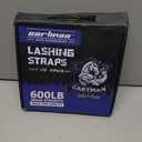 Cartman 1" x 12' Lashing Straps Cargo Tie-Down Strap Up to 600lbs, 8pk in Carry Bag, Blue