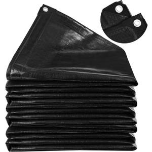 MYFAMIREA 25 x 30FT Pond Liner, 28Mil PE Preformed Pond Liner with 22 Hemmed Edge Buttonholes Sun Resistant Easy Cutting for Outdoor Ponds, Fish Koi Ponds, Garden Fountain, Waterfall Ponds MYFAMIREA 25 x 30FT Pond Liner, 28Mil PE Preformed Pond Liner with 22 Hemmed Edge Buttonholes Sun Resistant Easy Cutting for Outdoor Ponds, Fish Koi Ponds, Garden Fountain, Waterfall Ponds