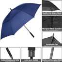 MRTLLOA Extra Large Golf Umbrella, 54/62/68/72 Inch Automatic Open, Oversize Double Canopy Vented Windproof Waterproof Sports Umbrellas for Rain