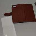 MONASAY Case Compatible for iPhone SE 2022/2020 5G,iPhone 7/8 Wallet Case,4.7-inch, [Glass Screen Protector] Flip Folio Leather Cell Phone Cover with Credit Card Holder, Brown