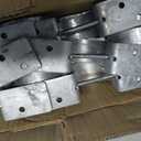 12 PCS Fence Post Brackets, 2-3/8 Steel to Wood Fence Bracket, Fence Brackets for Metal Posts, Galvanized Pipe Grip Tie - Fence Post Repair with BoltsNo Screws (2-3/8" - 12 pcs)