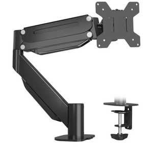 Suptek Ultrawide Monitor Arm Mount for 17 to 49 Inch Heavy Duty Curved Screen,Holds 46.2 lbs,Adjustable Gas Spring Monitor Arm Desk Mount Stand,75/100mm Vesa Mount,Black