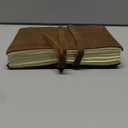 Succor Genuine Handmade Vintage Leather Journal Writing Notebook 7x5 inch - Scrapbook, Sketchbook, 200 Thick White Plain Pages, Ideal For Traveling, Gifting, Diary for Men & Women