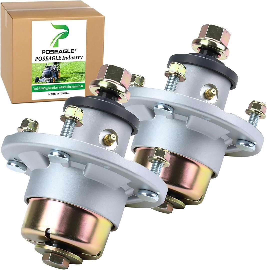 2 Pack AM144608 Spindle Assembly Kit for John Deere S220 S240 X330 X350 X354 X380 X384 X390 X570 X580 X750 X949 Z315E Z320M Z325E Z330M Z335E Z335M Z345R Z355E Z540M Decks