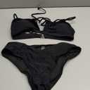 Meetall Women's High Cut String Triangle Bikini Set Swimsuits Sexy Bathing Suits 2 Piece, Medium