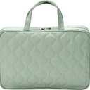 Conair Travel Toiletry Bag - Makeup Bag - Cosmetic Bag -Travel Makeup Bag (1 Count (Pack of 1), Sage Green)