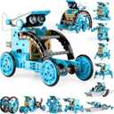 Lucky Doug 12-in-1 STEM Solar Robot Kit Toys Gifts for Kids 8 9 10 11 12 13 Years Old, Educational Building Science Experiment Set Birthday for Kids Boys Girls (Blue)