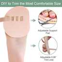 Welnove Toe Straightener Hammer Toes Corrector Pack of 2 (3 Holes) for Claw Toe Mallet Toe Contracted Toe and Cured Toe Hammer Toe Splint