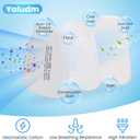 50PC 5N11 Respirator Filter Cotton, 6001 Filter Cartridges for Respirator Particulate Filter for Use with 6200, 6502, 6800, 7502 Series Respirator Against Particulates, Dust, Paint, Sanding