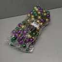 2 x 8 Pcs Carnival Decorations,15" Carnival Glitter Tree Picks Stems Ornaments Table Centerpieces Decor,Artificial Purple Gold Green Berry Flowers Branches Sprays for Carnival Party Home Decor