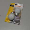 LEDVANCE Incandescent 25W G16.5 Globe Light Bulb, E26 Medium Base, 2850K Warm White Frosted Finish, 2 Count (Pack of 1)
