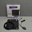 TV Antenna Indoor Long Range, Supports 4K 1080p Smart TV Signal Reception with Signal Amplifier 16ft HDTV Coax Cable